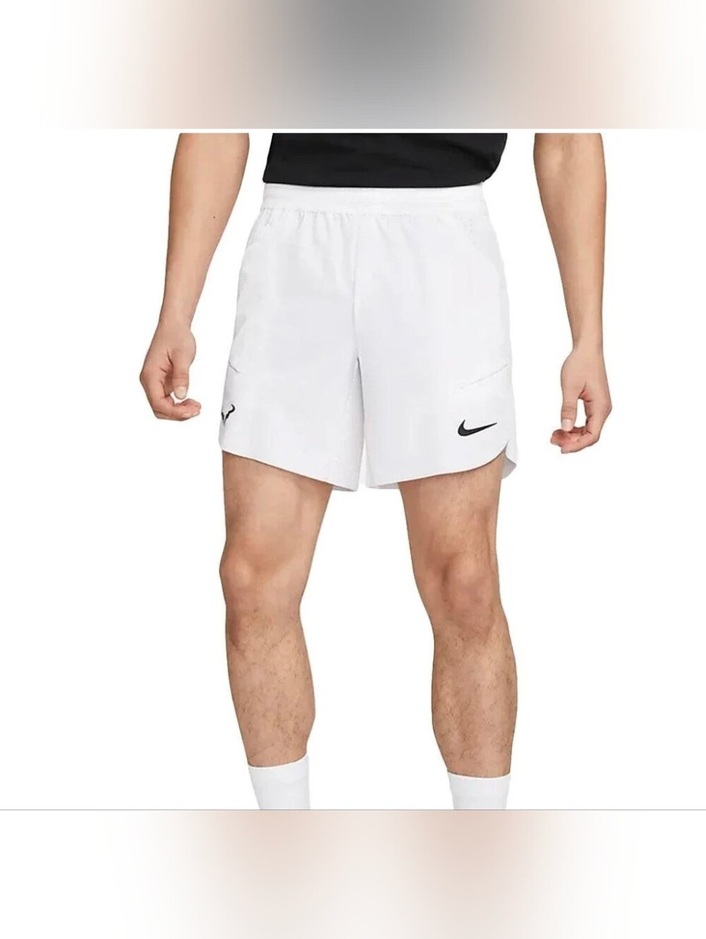 NWT Nike Court Rafa Dri-Fit Advantage Short 7", XS, White